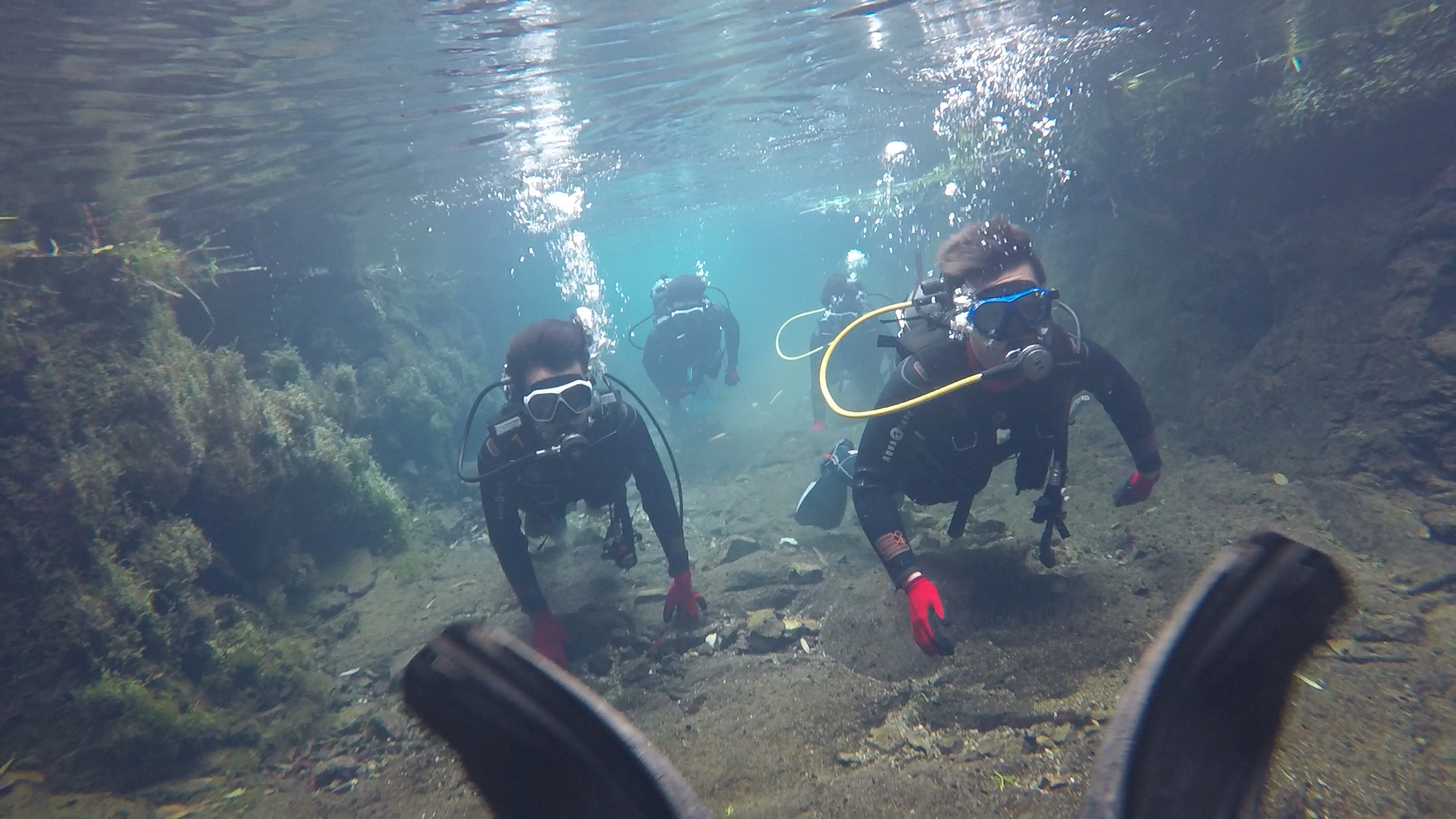 稲積水中鍾乳洞 鍾乳洞潛水體驗！