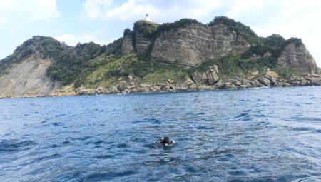 宮崎大島・久しぶりに外洋。